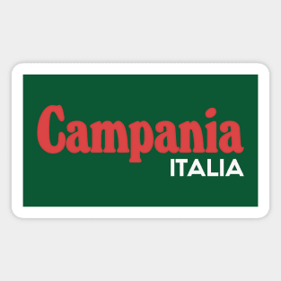 Campania // Italia Typography Region Design Magnet